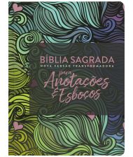 BIBLIA NVT PARA ANOTACOES E ESBOCOS MULTICORES